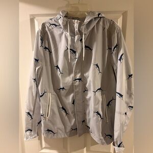 Forever 21 Men’s Swordfish Gray SZ: XL Raincoat/Outdoor Jacket